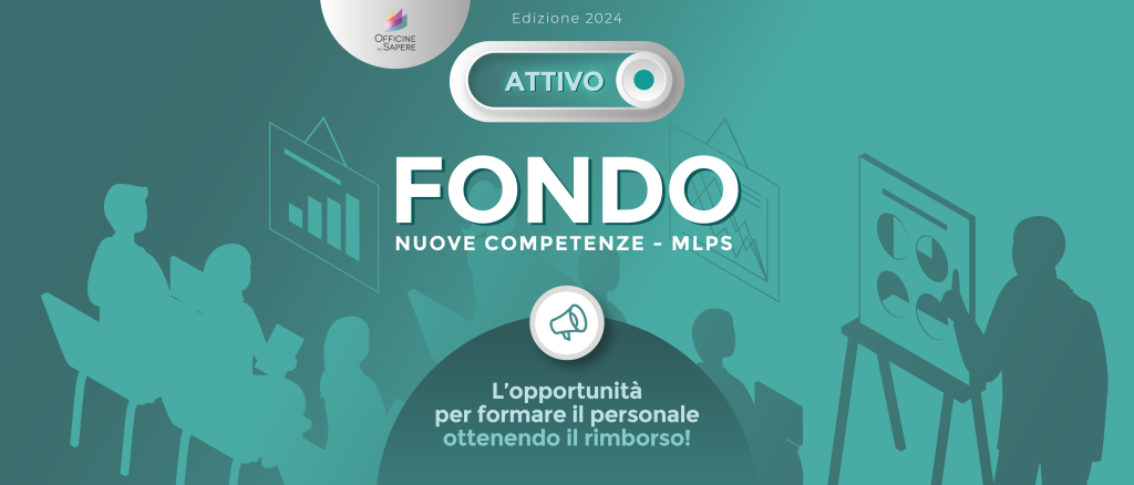 Fondo nuove competenze 2024-Officine del sapere-Copertina Blog